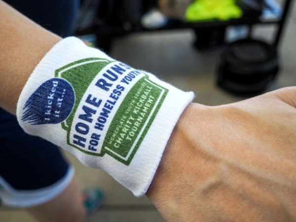 2015 Home Runs for Homeless Youth Athletic Wrist Bands